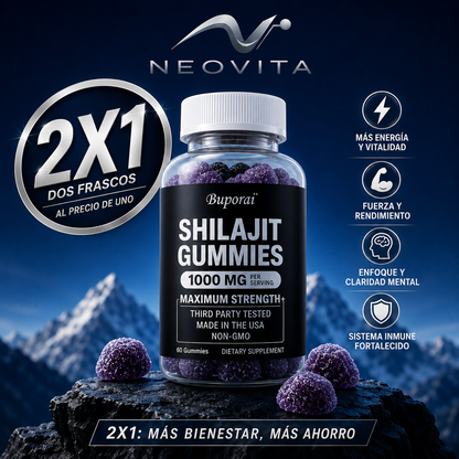 Shilajit Gummies VITALFORCE™ Energía y Vitalidad 2X1