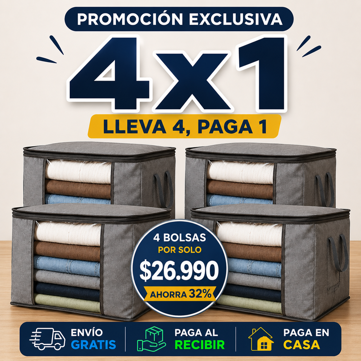 Organizador SpaceBox™ NEOVITA 4x1